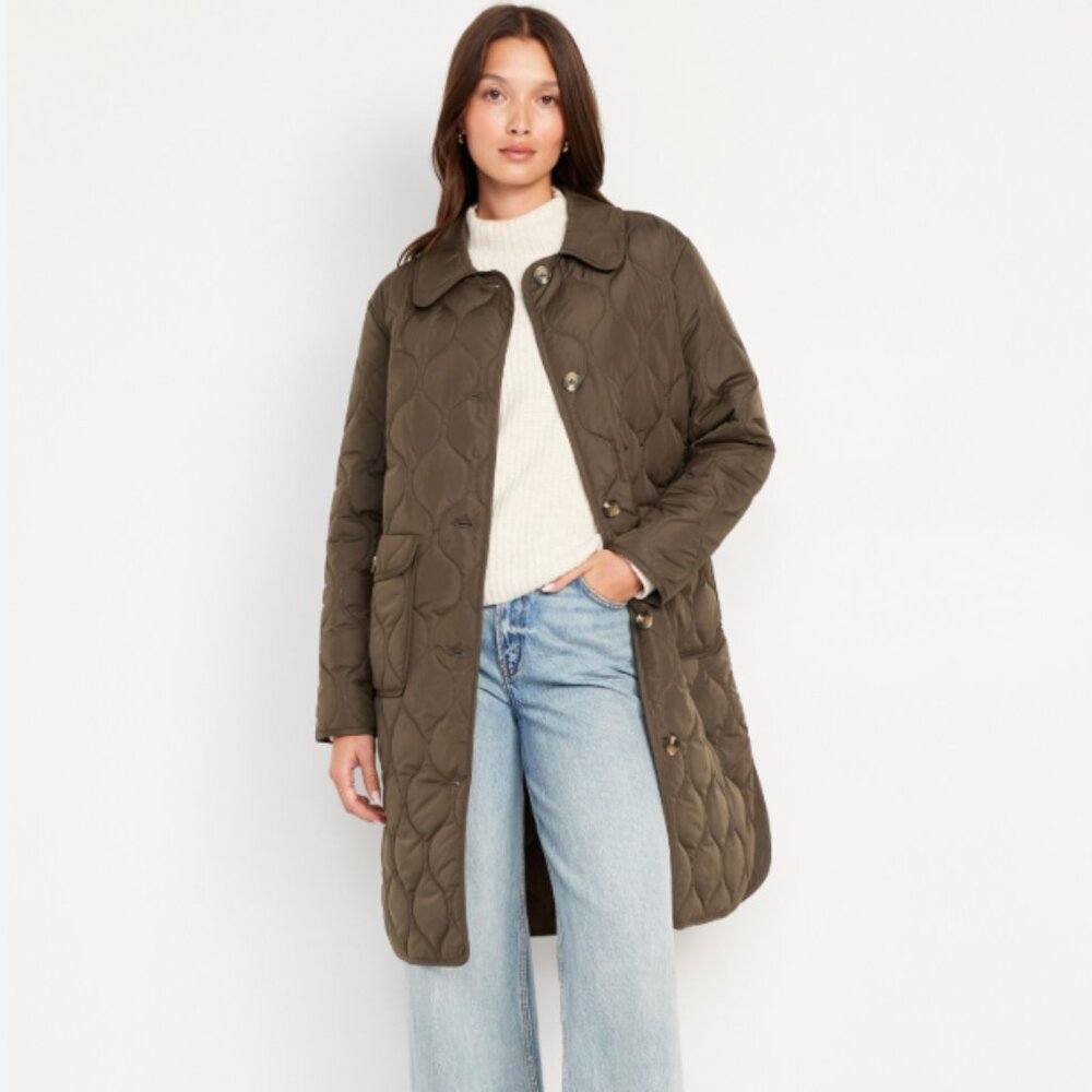 Quilted Long Jacket